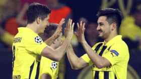 Lewandowski y Gundogan, en el Borussia Dortmund