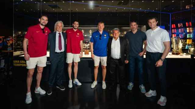 El Barça exhibe el título de la Liga Endesa en el museo / FCB