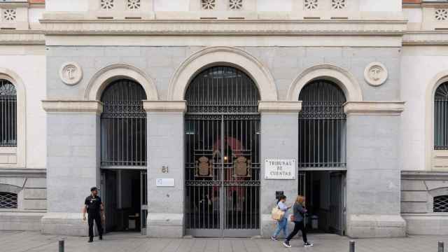 Fachada del Tribunal de Cuentas, a 22 de mayo de 2023, en Madrid (España)