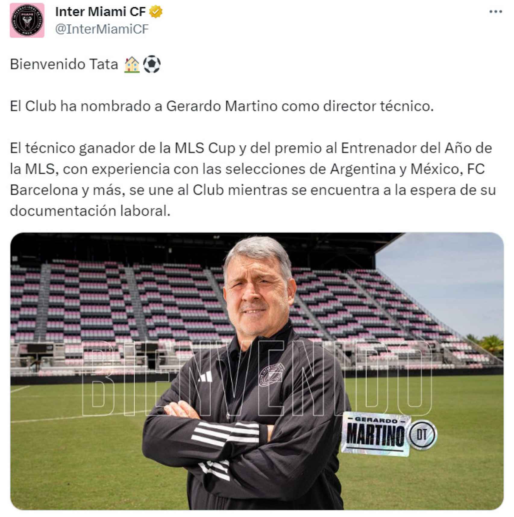 El Tata Martino, nuevo entrenador del Inter Miami