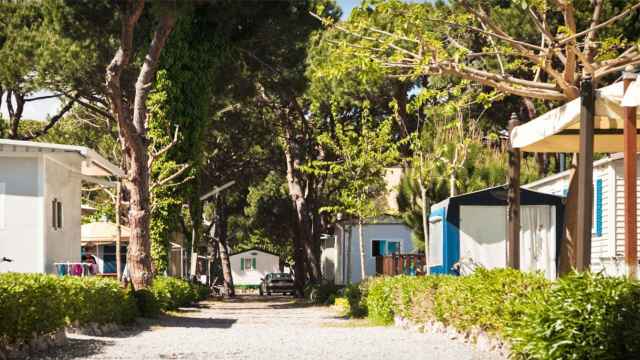 Calle del cámpin Estrella de Mar de Castelldefels, junto al lugar de los hechos