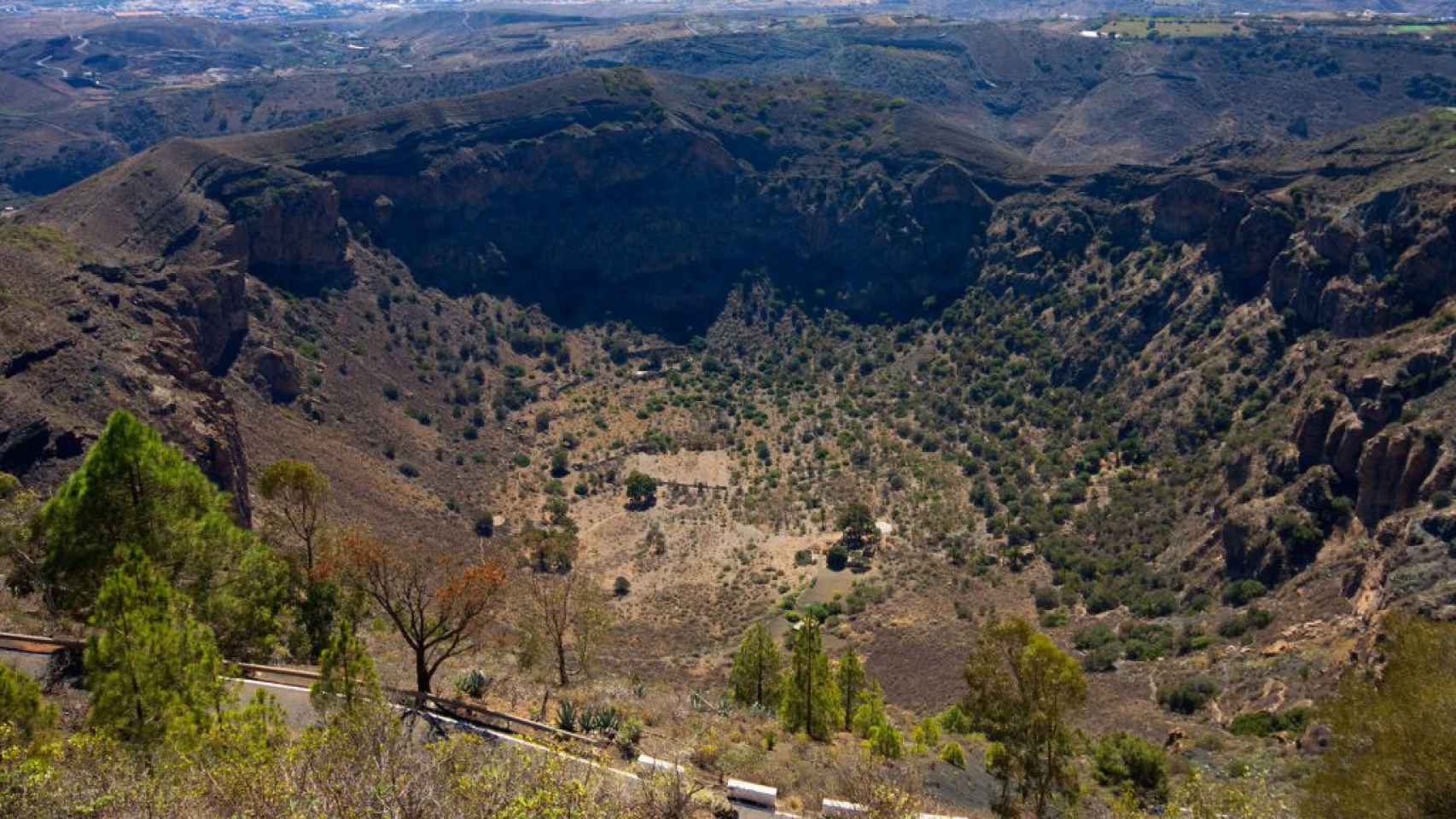 La Caldera de Bandama, un espacio natural que se formó hace cinco mil años