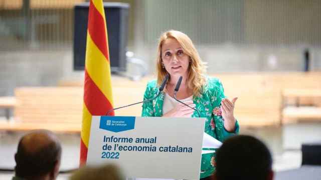 La 'consellera' de Economía y Hacienda de la Generalitat, Natàlia Mas
