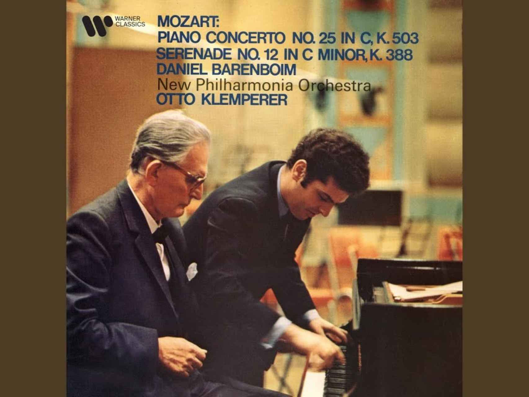 Klemperer y Baremboim grabaron juntos los conciertos de Mozart