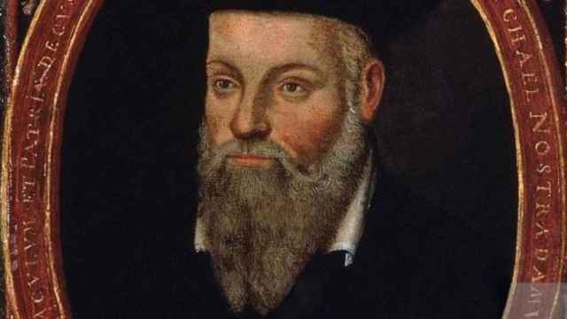 Retrato del experto en adivinación Nostradamus