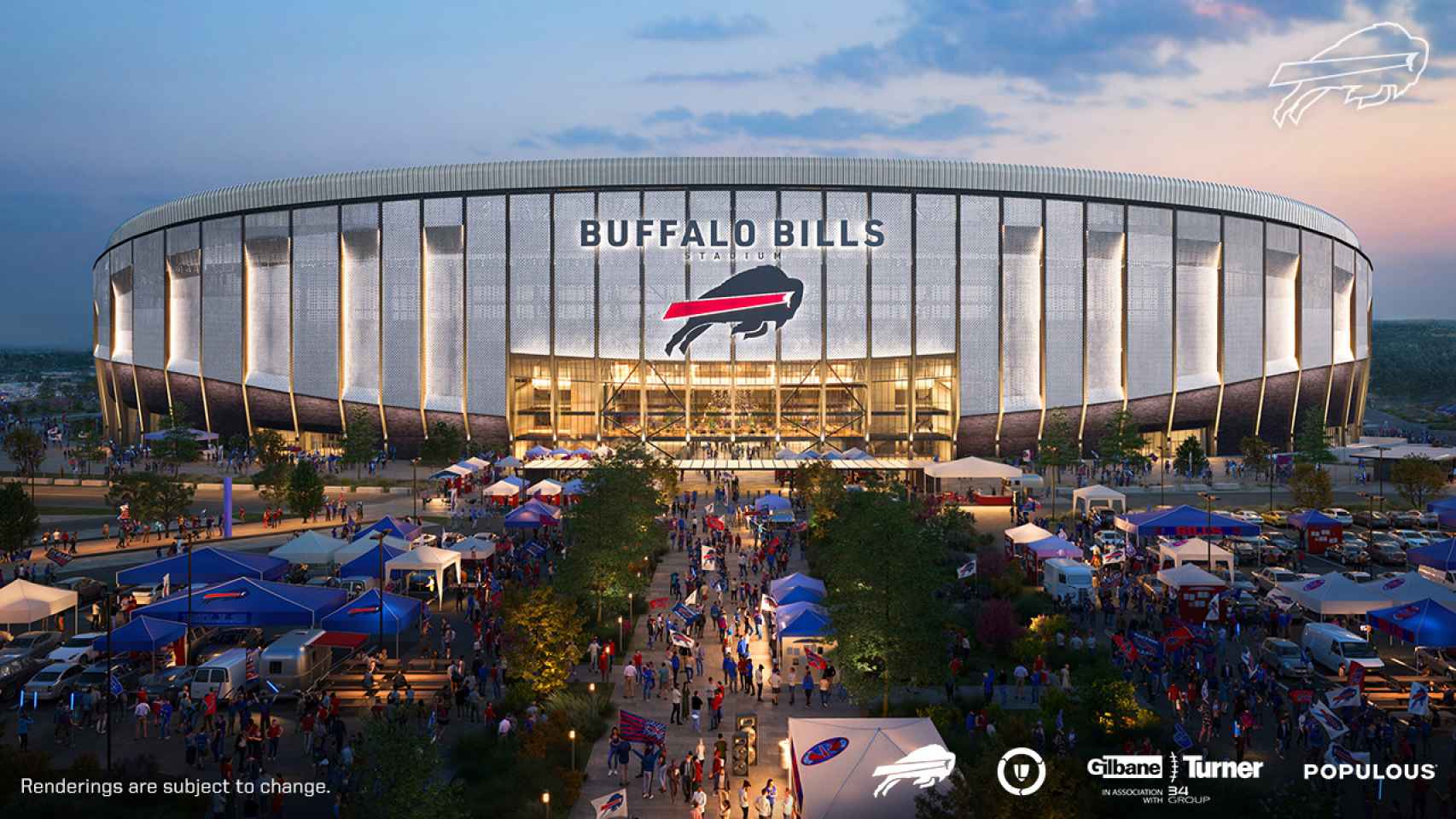 El New Highmark Stadium será la nueva casa de los Buffalo Bills, popular equipo de fútbol americano
