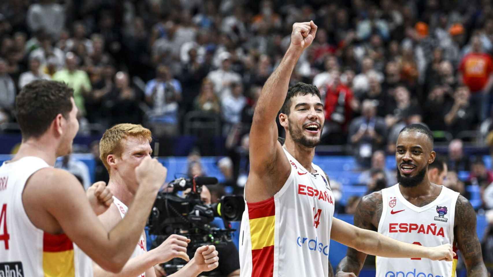 Willy Hernángomez, en el triunfo de España contra Francia durante el Eurobasket