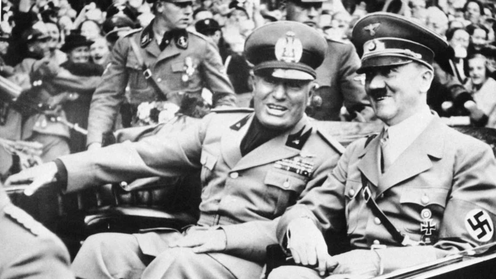 Mussolini y Hitler