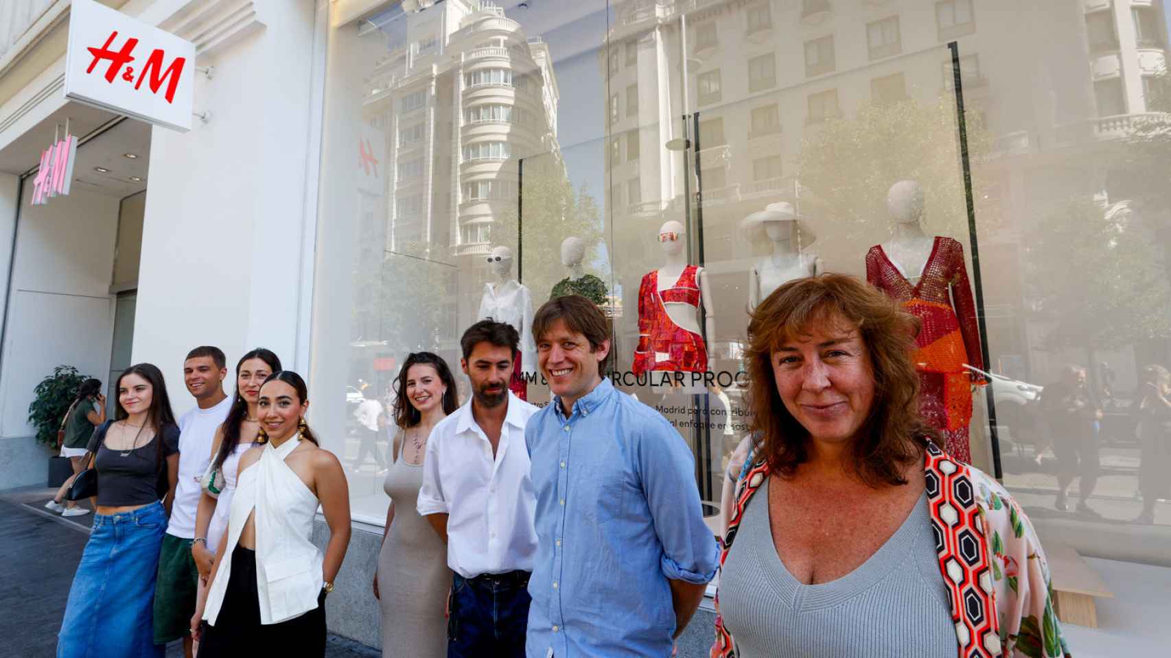 Un proyecto de moda sostenible en la tienda de H&M en la Gran Vía de Madrid