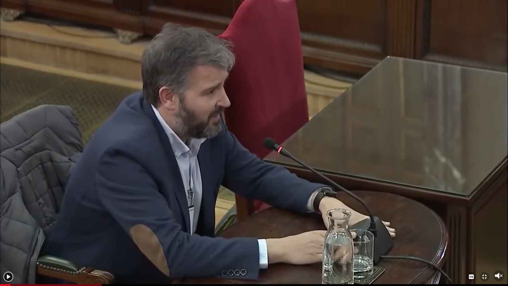 Ferran Burriel, directivo de Nothingad, declara en el juicio por el referéndum del 1-O