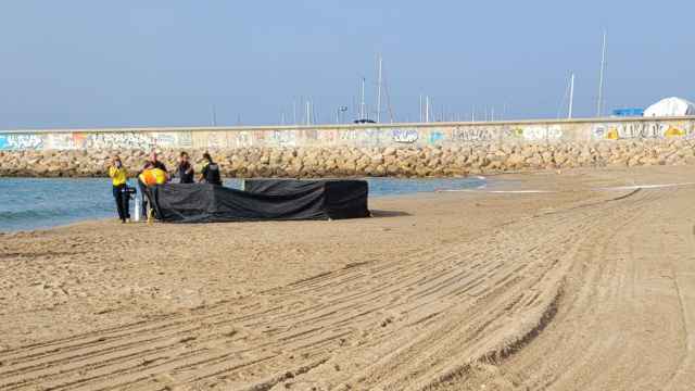 Playa Costa Daurada, donde ha aparecido el cuerpo del menor