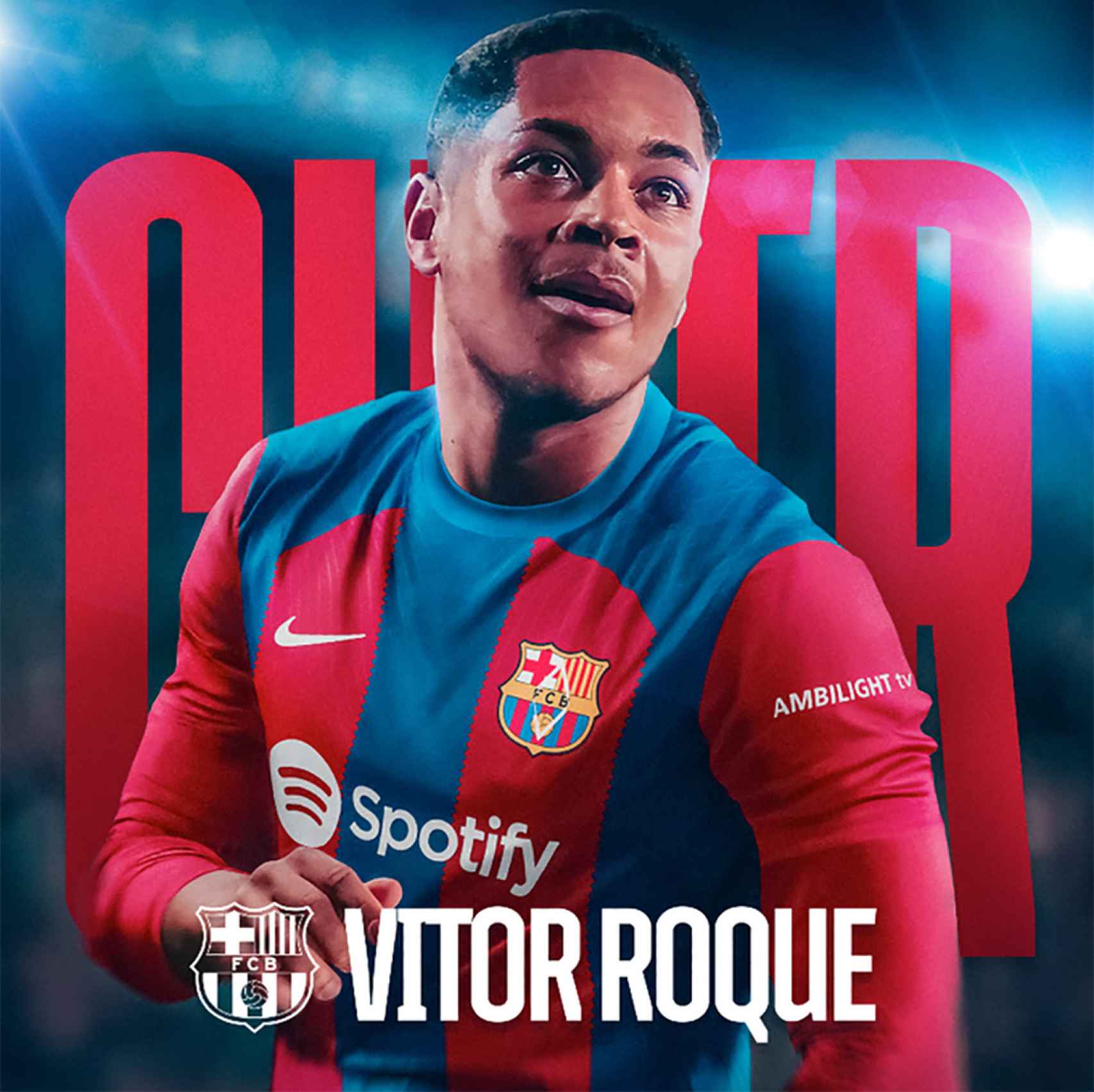 Vitor Roque se convierte en nuevo jugador del FC Barcelona / FCB