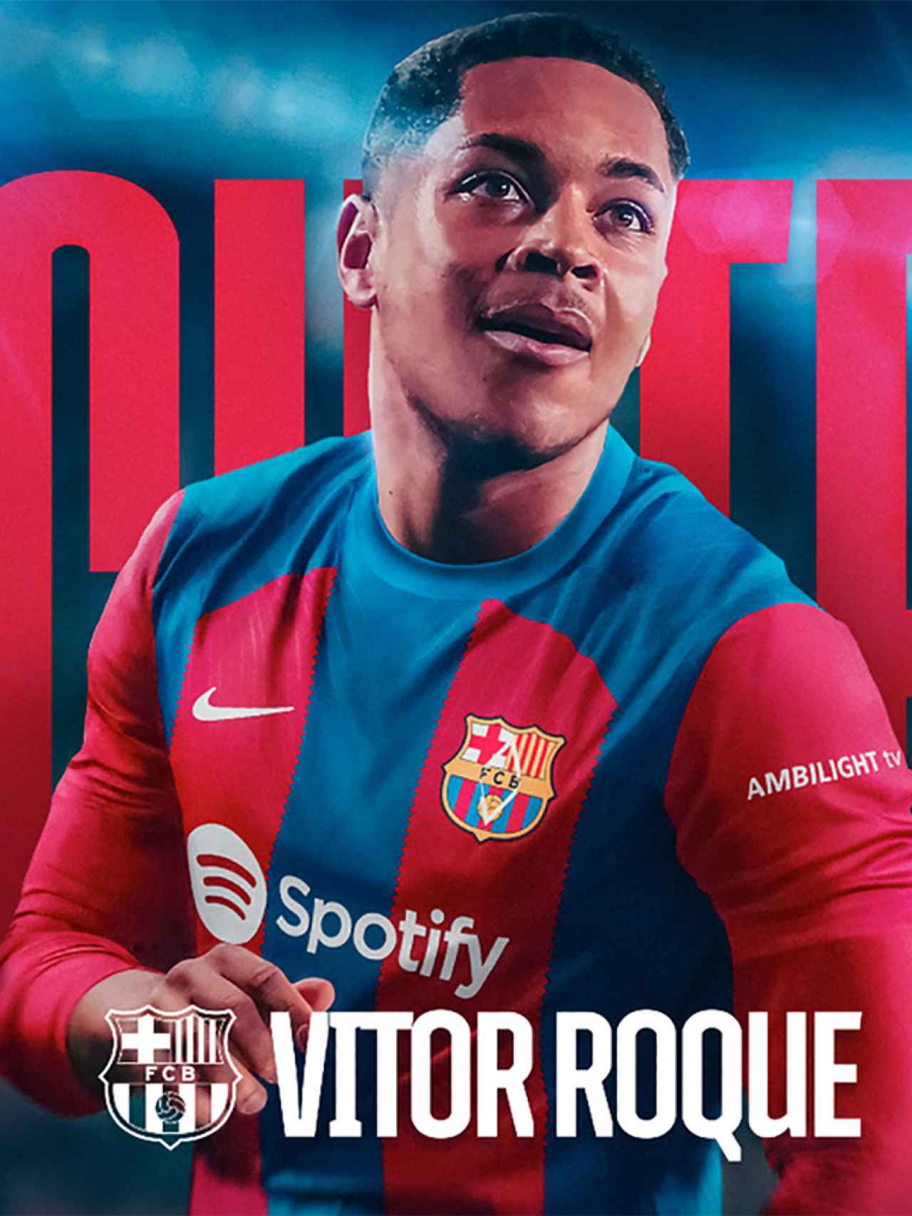 Vitor Roque se convierte en nuevo jugador del FC Barcelona