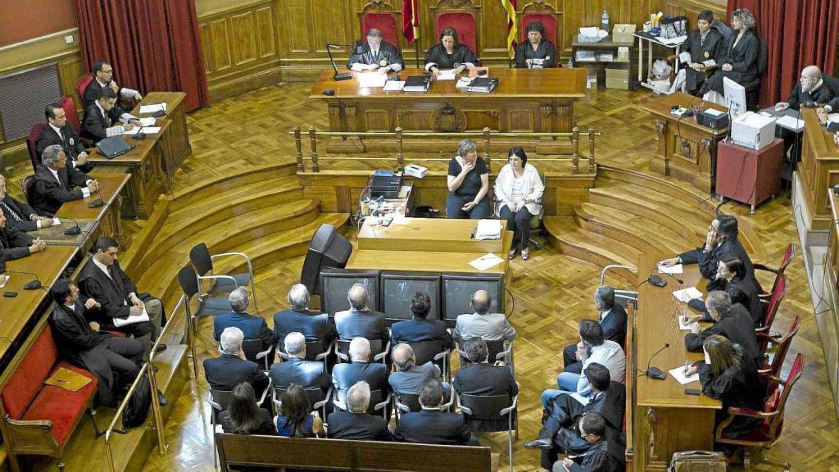 Imagen aérea de la Audiencia Provincial de Barcelona