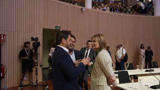 Lluïsa Moret, nueva presidenta de la Diputación de Barcelona, junto a Marc Castells