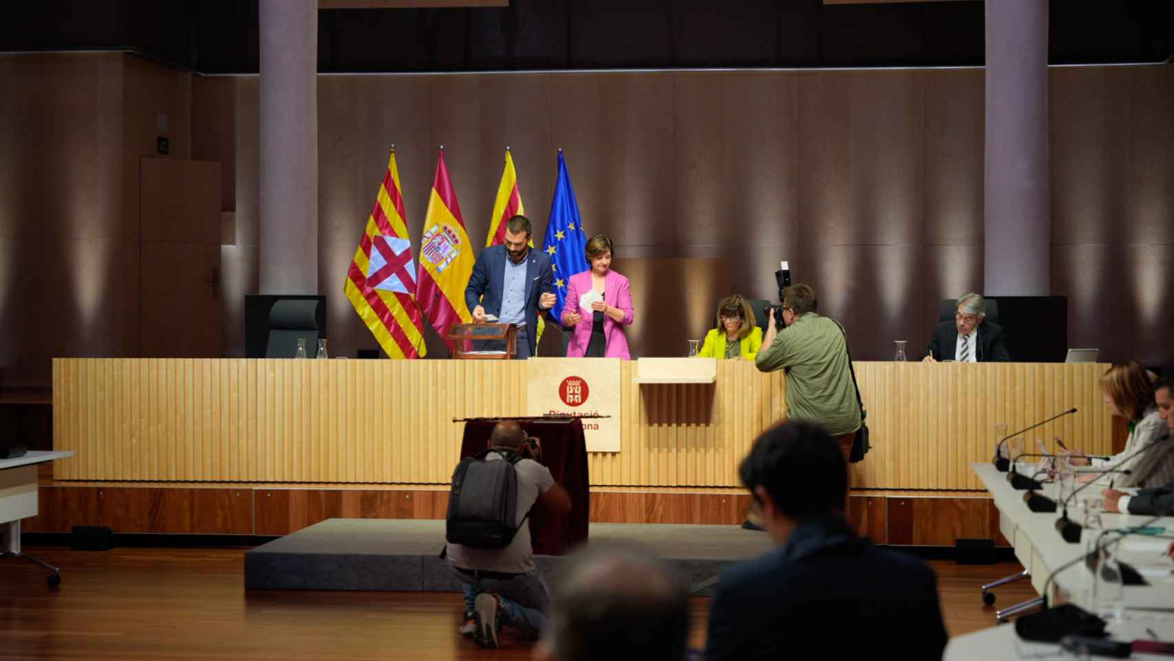 Recuento de votos en la constitución de la Diputación de Barcelona