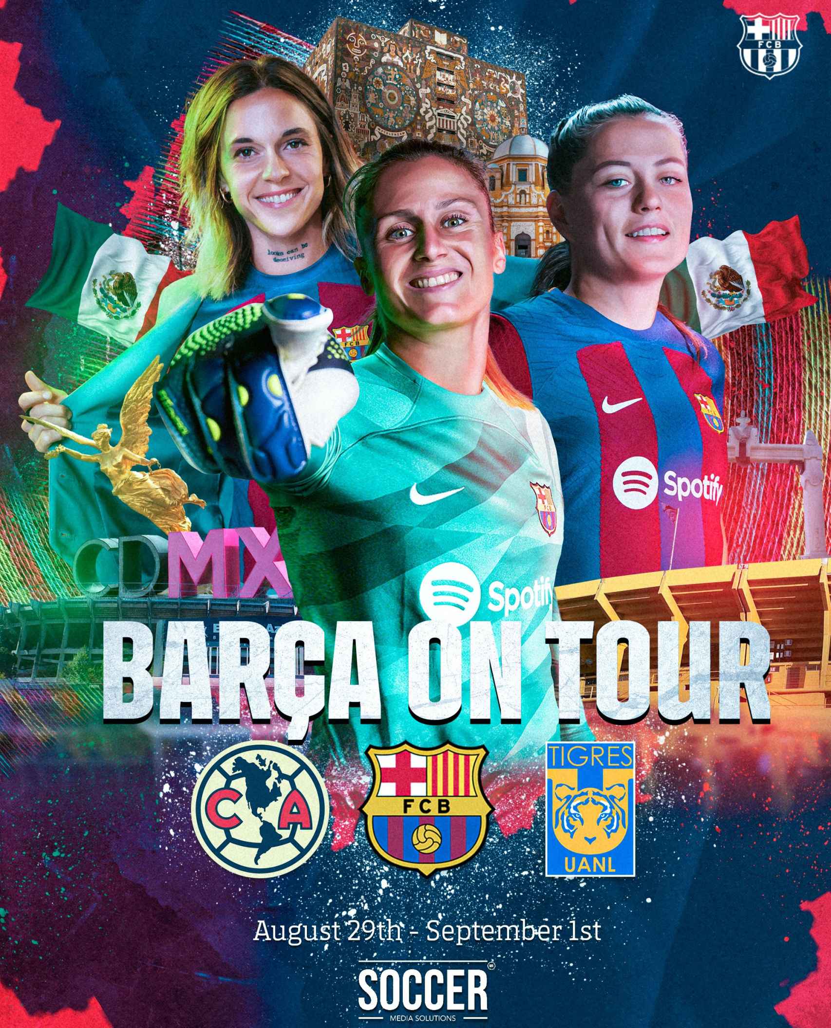 El Barça Femenino anuncia la gira por México