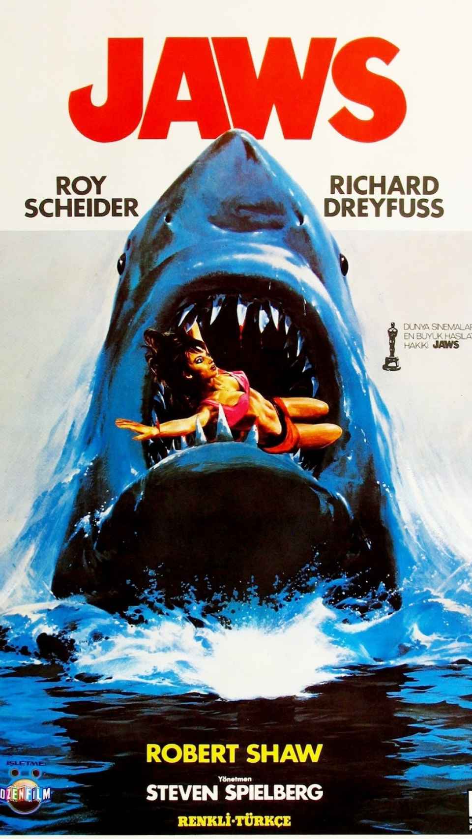 Cartel original de la película 'Tiburón' de Steven Spielberg