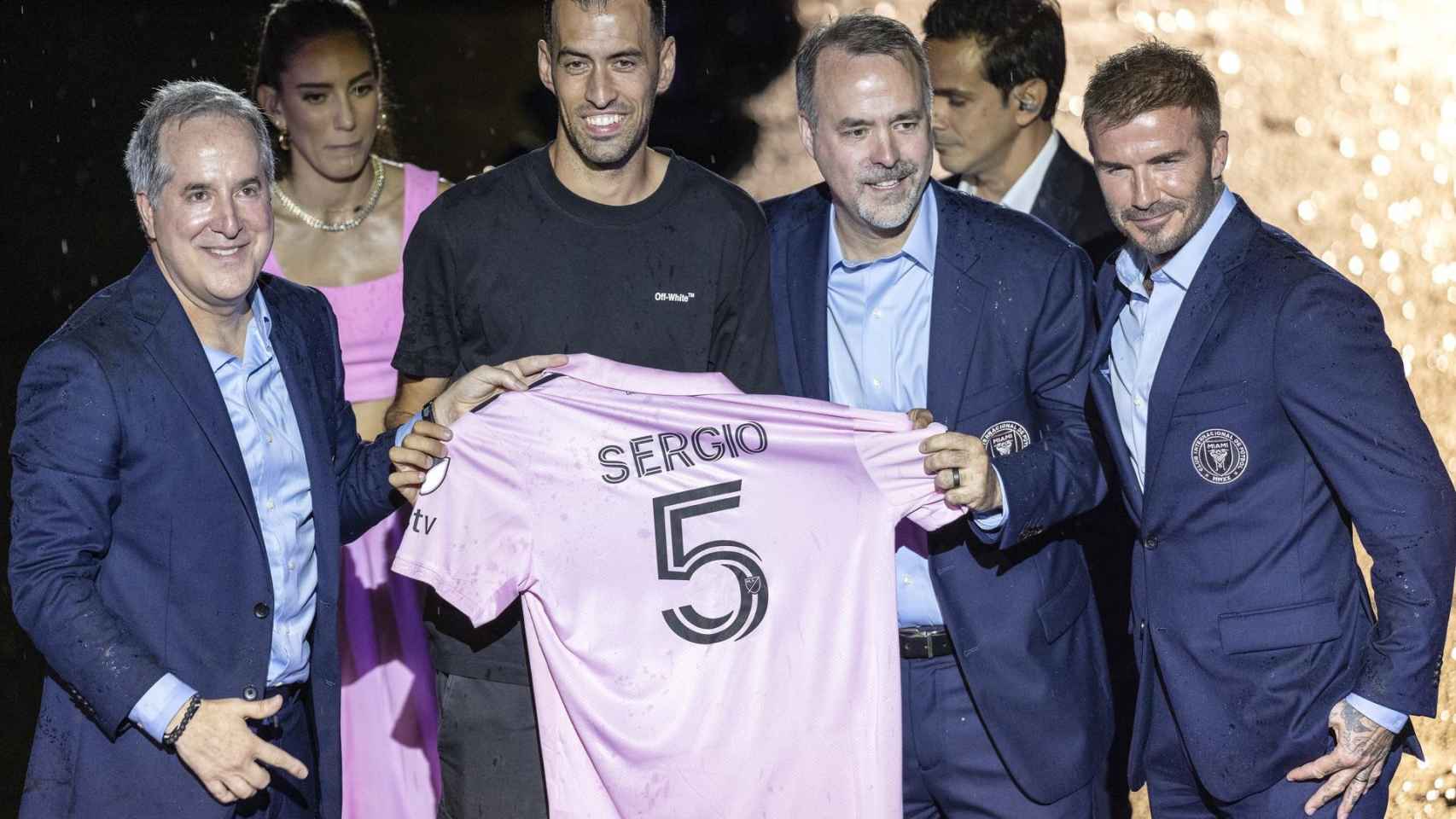 Sergio Busquets, presentado como nuevo jugador del Inter Miami / EFE