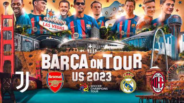El cartel de la gira de verano del Barça por los Estados Unidos