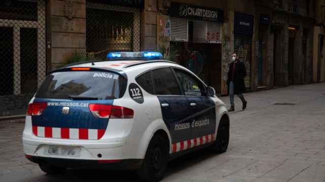 Vehículo de los Mossos d'Esquadra en Barcelona