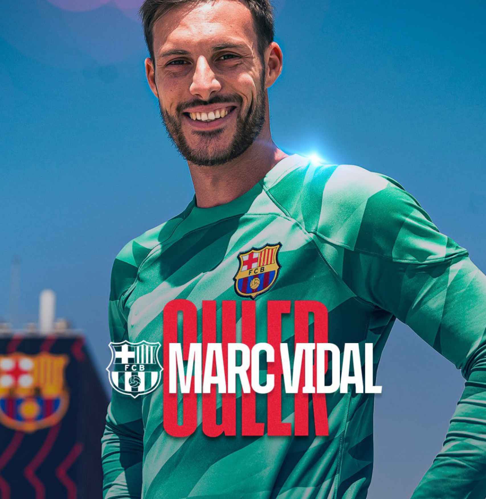 El Barça B anuncia el fichaje de Marc Vidal para la portería