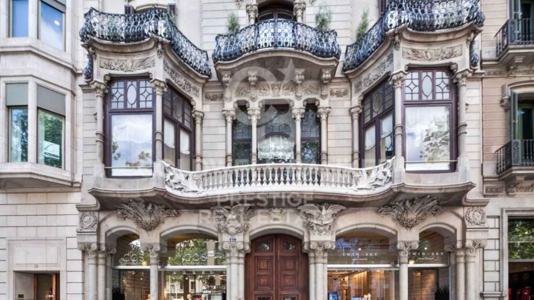 Piso de lujo modernista en paseo de Gràcia
