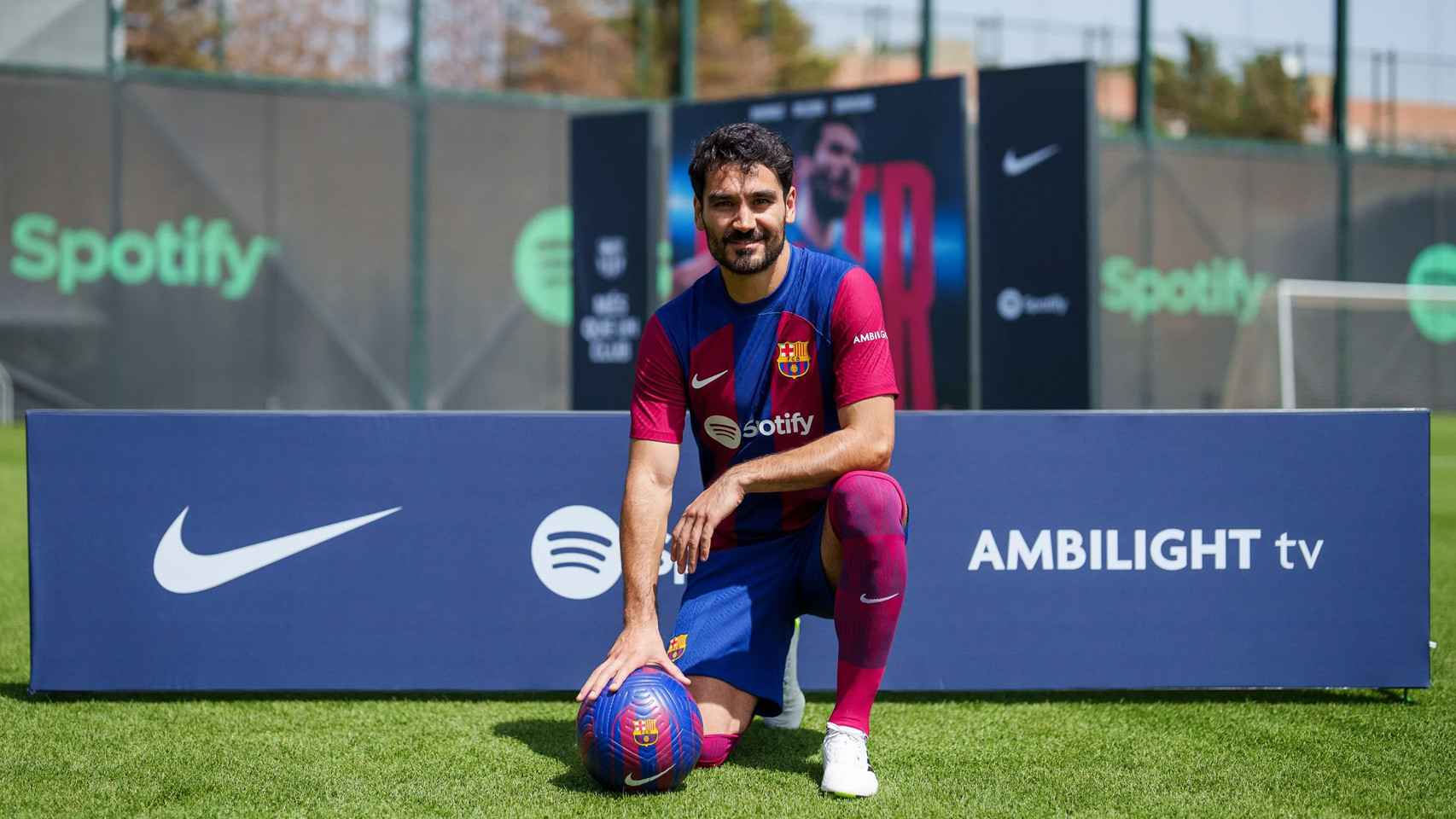 Ilkay Gundogan, en su presentación como jugador del Barça