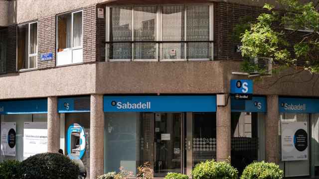 Oficina de Banco Sabadell en Madrid / EP