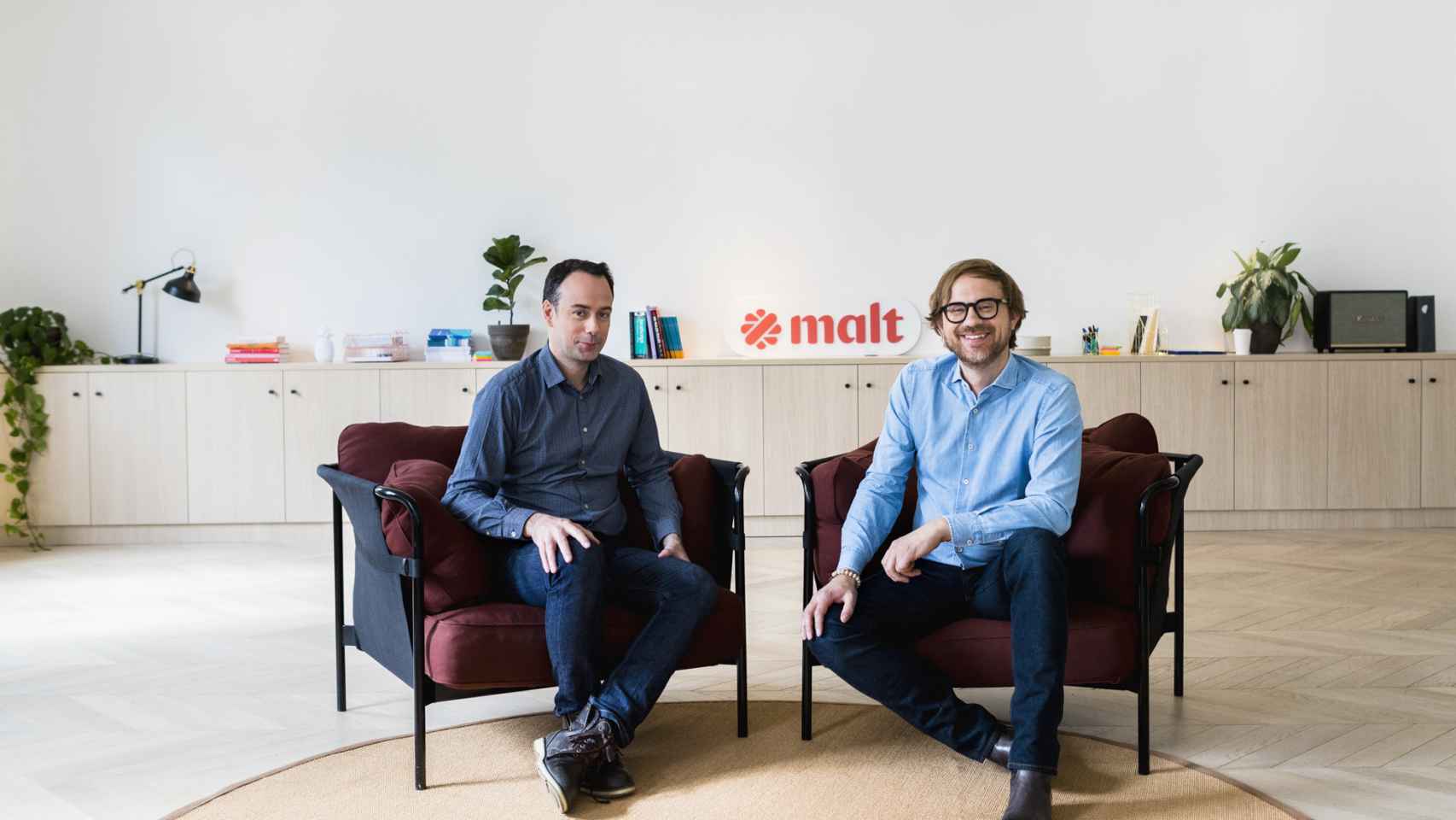 Hugo Lassiège y Vincent Huguet, cofundadores de Malt