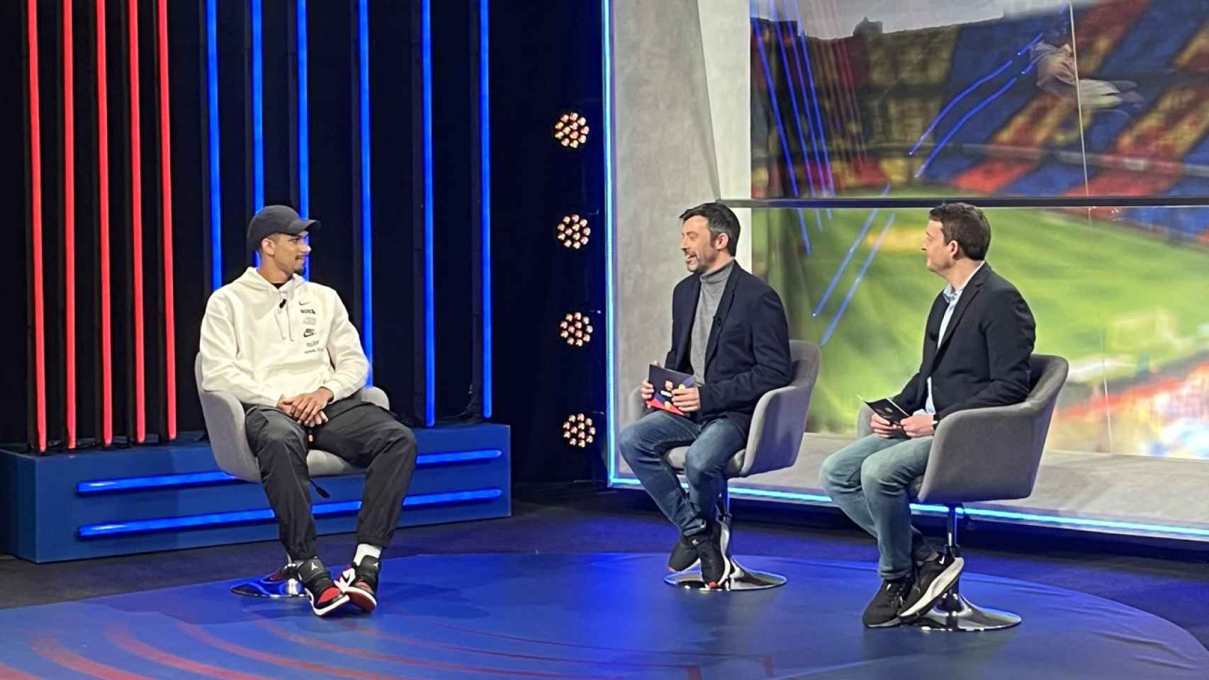 Ronald Araujo, entrevistado en uno de los programas de Barça TV