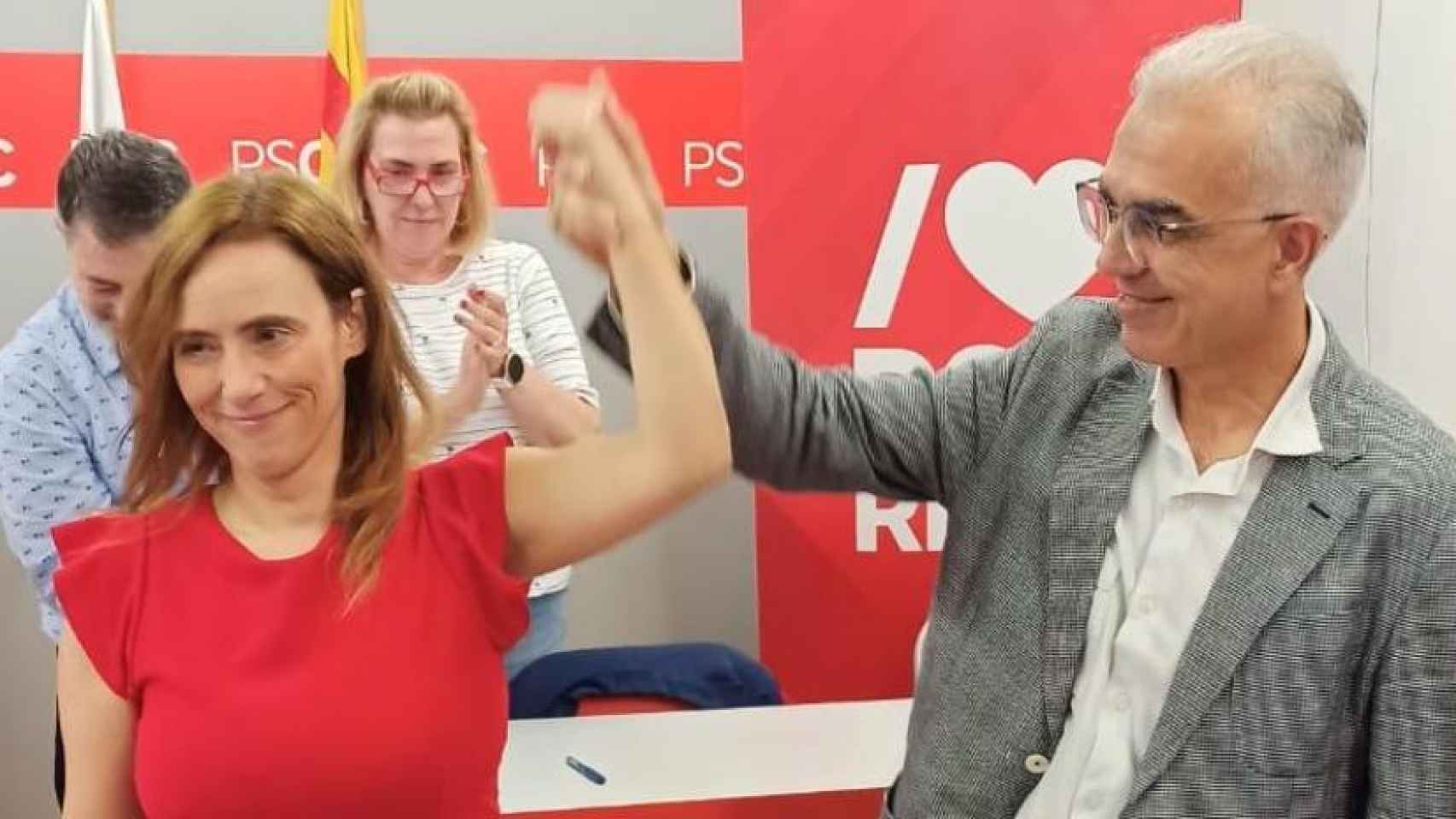 La socialista Sandra Guaita al ser proclamada alcaldable del PSC para Reus