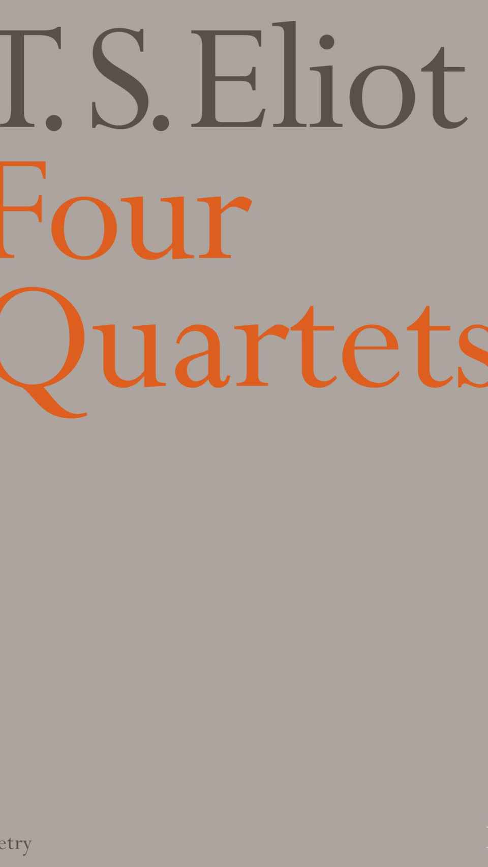 Edición en inglés de los 'Four Quartets'