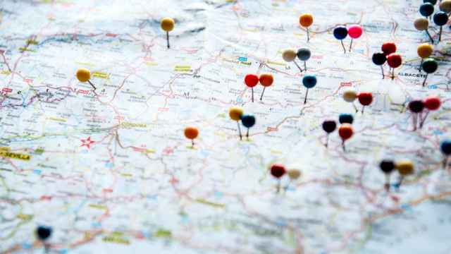 Mapa para planificar un viaje