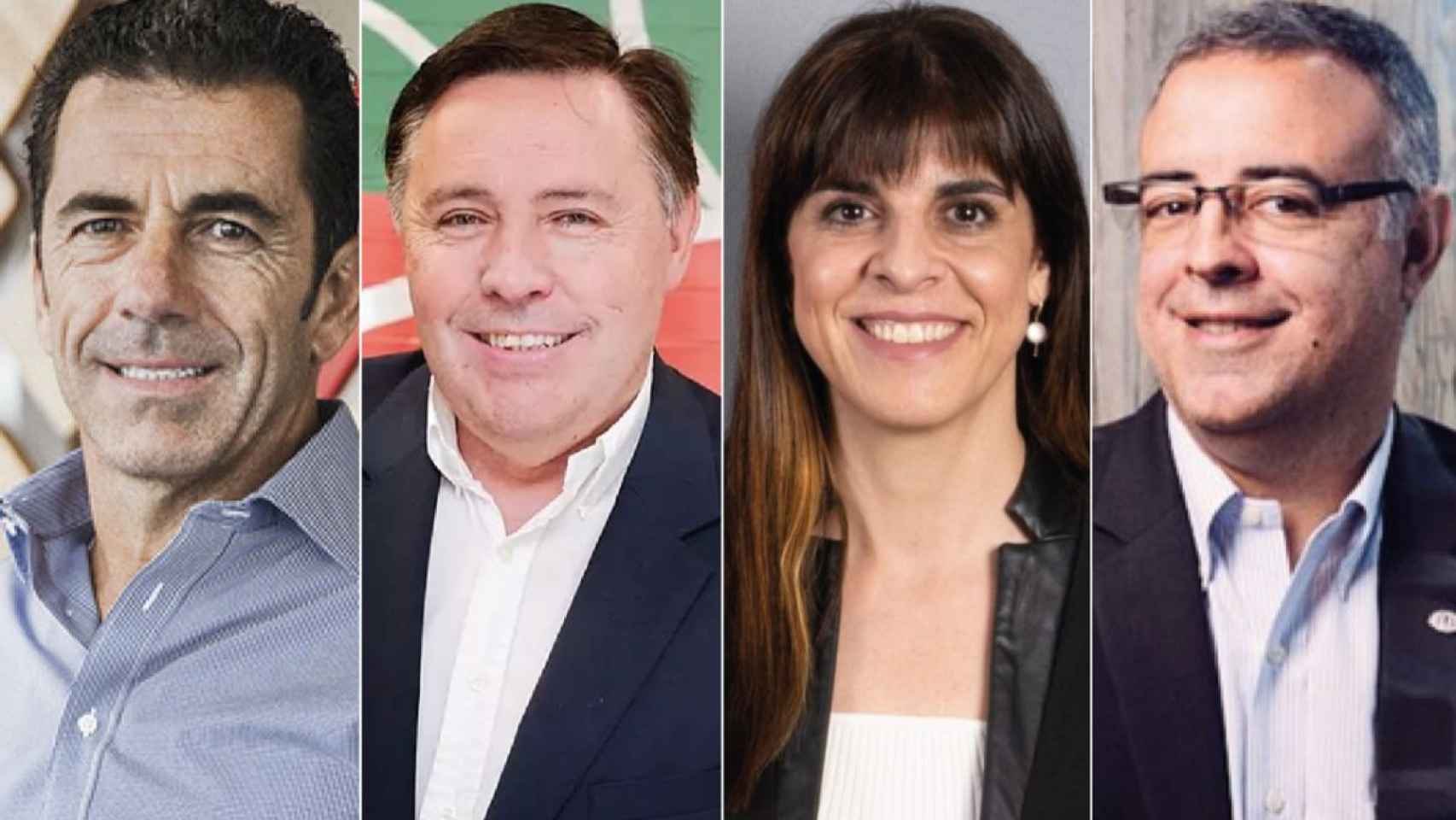 Los directores generales Alberto Torrado (Alsea), Gregorio Jiménez (RBI), Virginia Donado (Restalia) y Luis Quintiliano (McDonald’s)