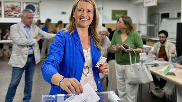 Eva Parera, líder de Valents, vota el 28M