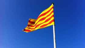 Una bandera catalana