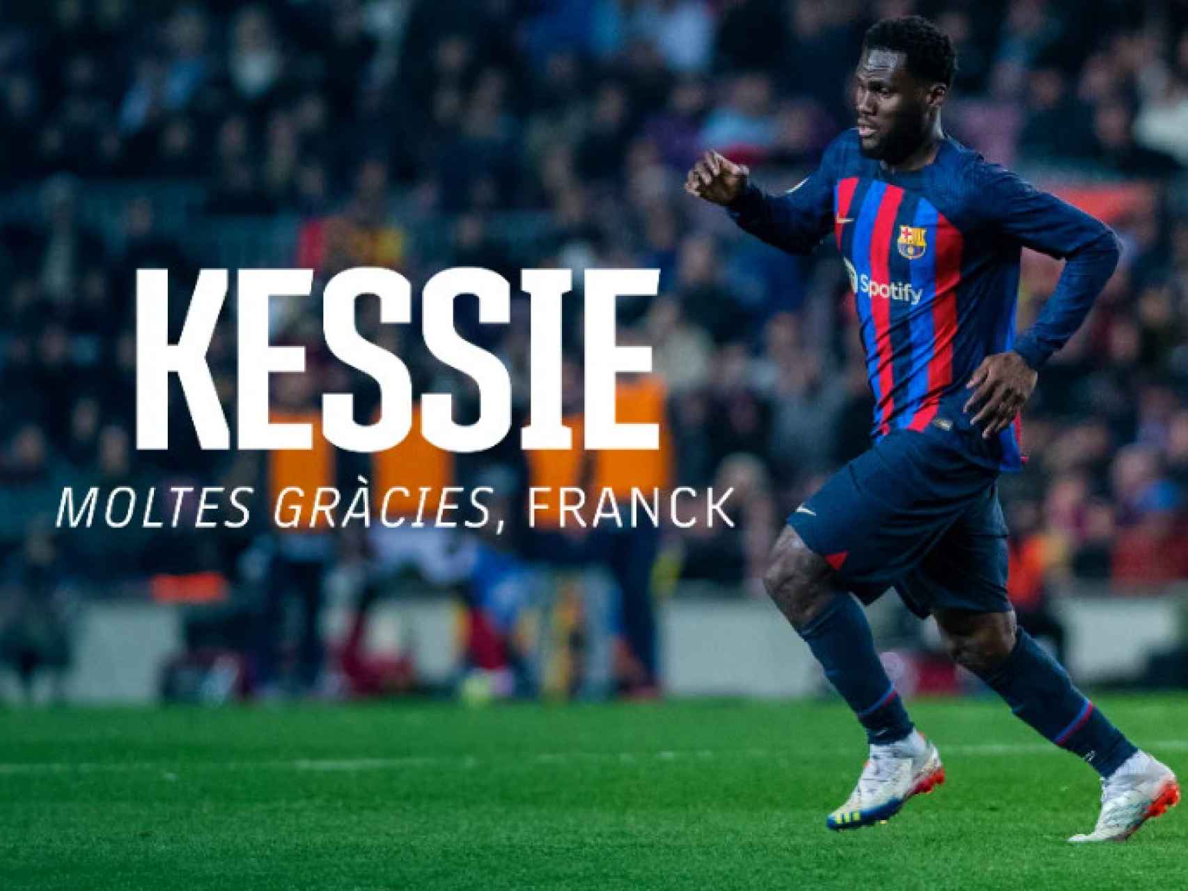 El Barça anuncia la venta de Franck Kessié al Al-Ahli saudí