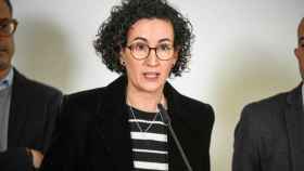 La secretaria general de ERC, Marta Rovira, en declaraciones a los medios.