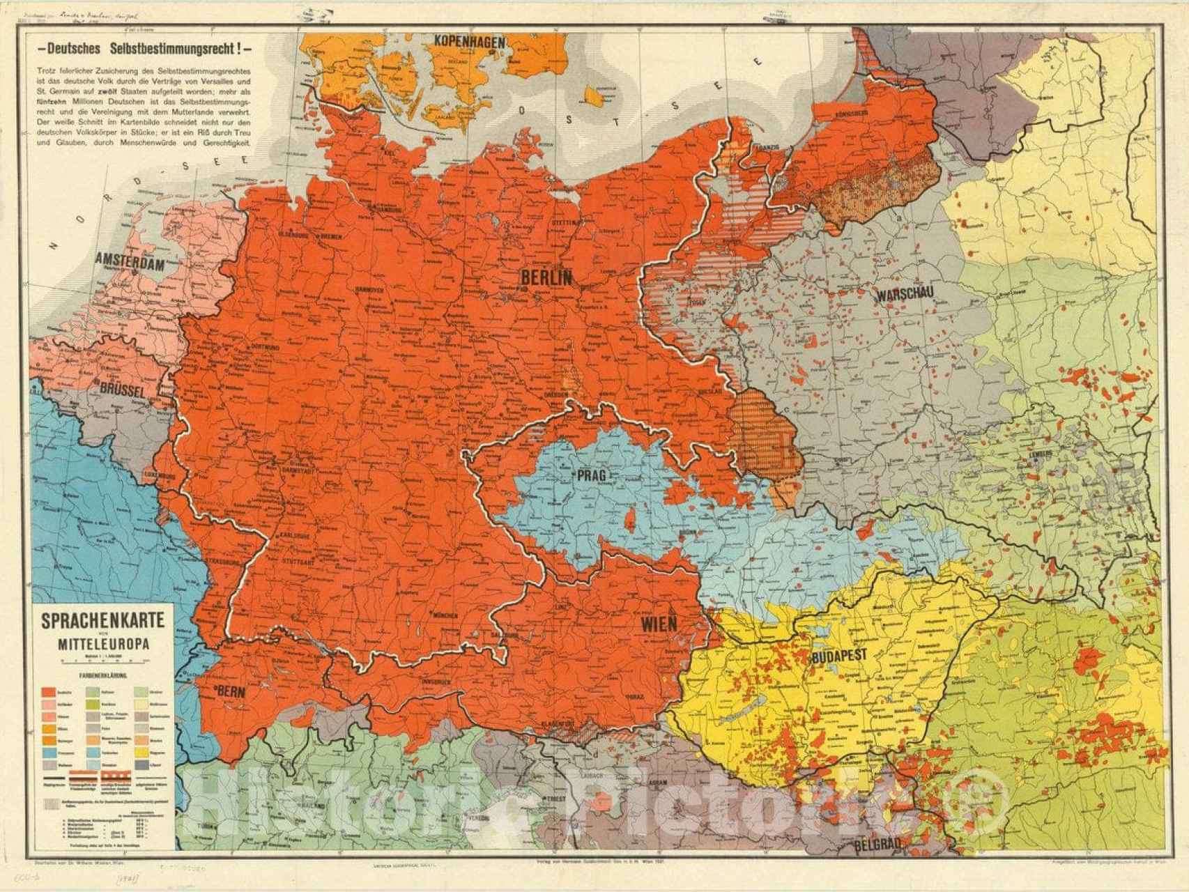 Europa Central en 1921