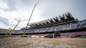 Desolación y sorpresa por las nuevas imágenes de las obras del Camp Nou / FCB