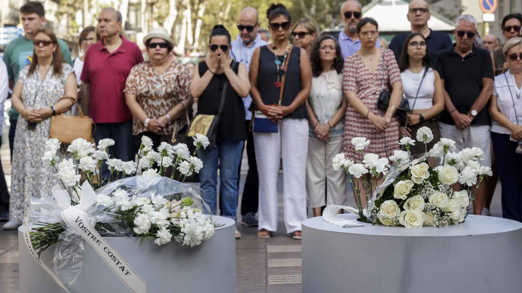 Acto de recuerdo a las víctimas del atentado del 17A en Barcelona