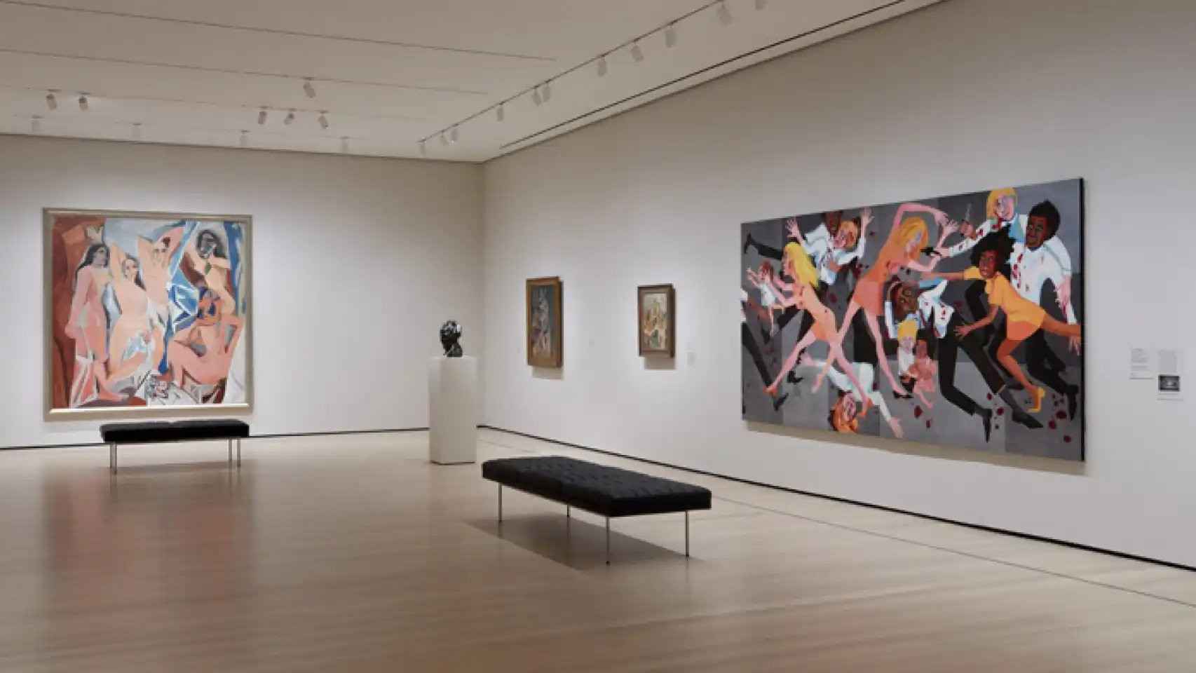 El cuadro 'Las señoritas de Avignon', de Pablo Picasso, en el MoMa de Nueva York