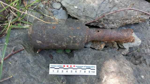 Imagen del artefacto explosivo