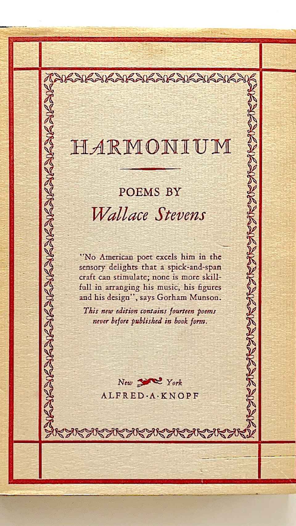 'Harmonium'