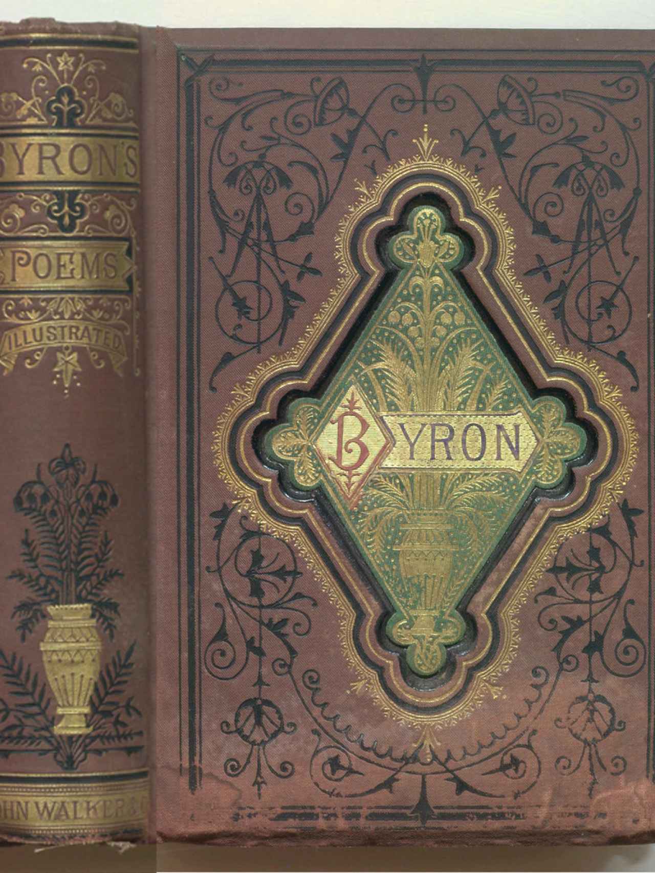 Edición del siglo XIX de los poemas de Byron