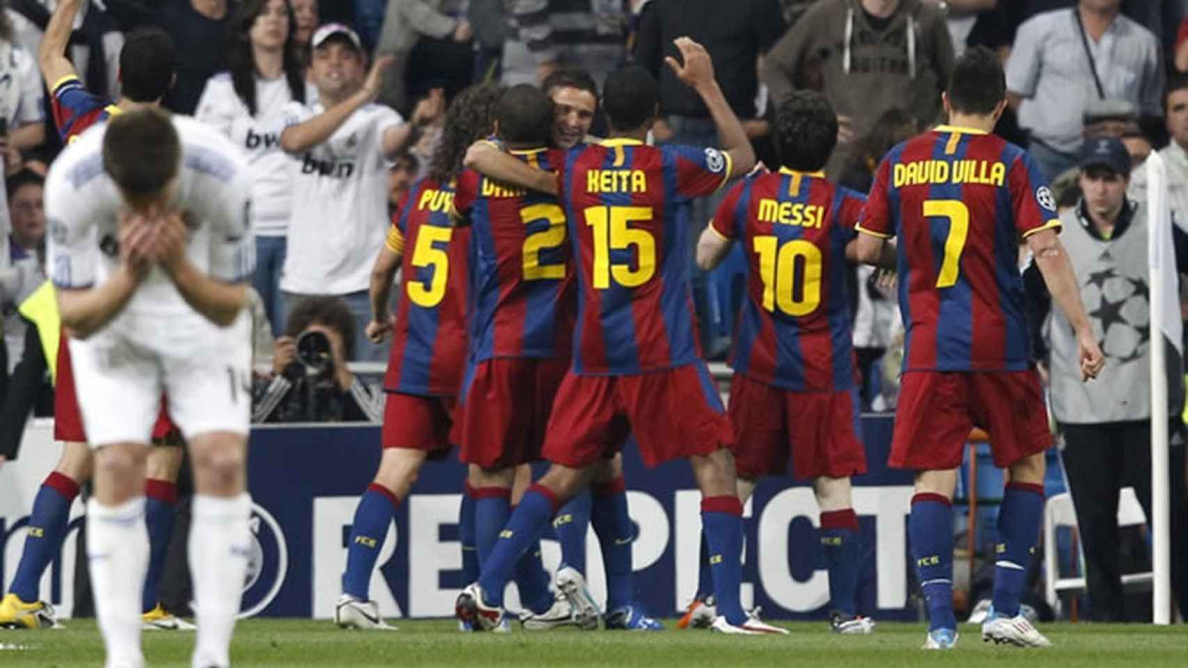 El Barça conquista el Bernabéu en 2011