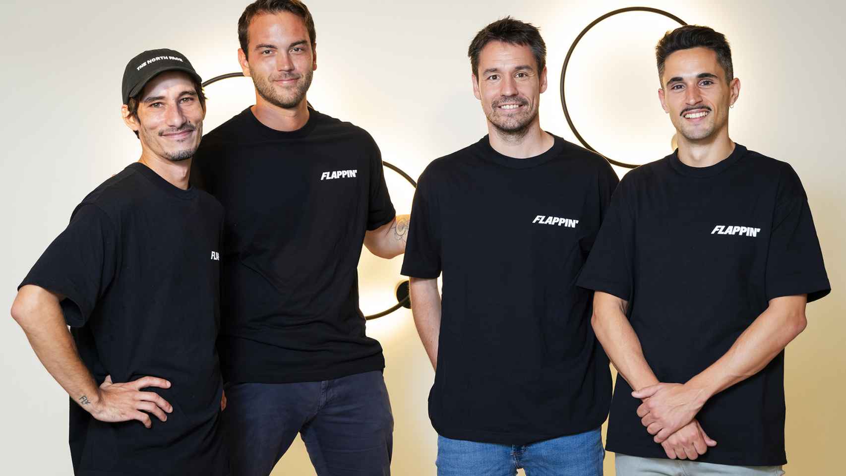 Pol Clavell, Sergi Vila, Marc Teixidor y Ferran García, los fundadores de Flappin'
