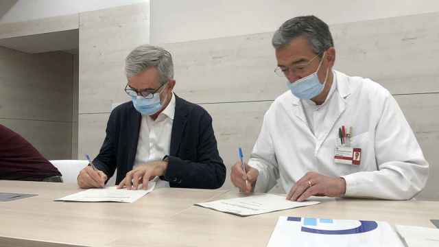 Rafael Lledó, nuevo gerente del Hospital de Mataró, en un acto anterior