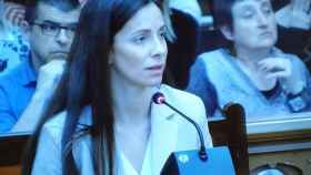 Rosa Peral durante el juicio celebrado en la Audiencia de Barcelona por el 'crimen de la Guardia Urbana'